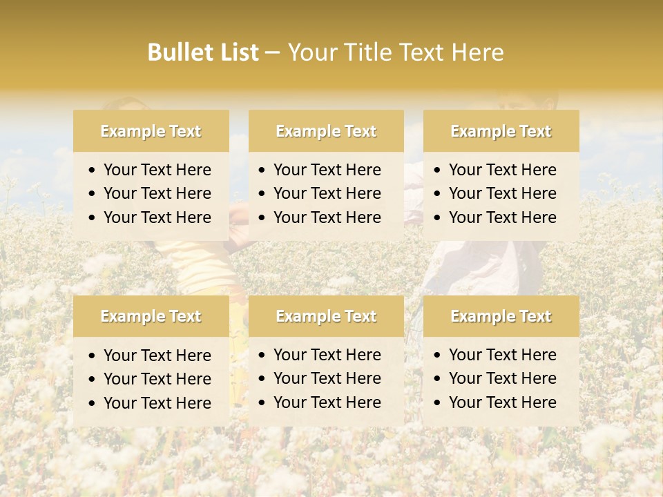 Playful Leisure Female PowerPoint Template