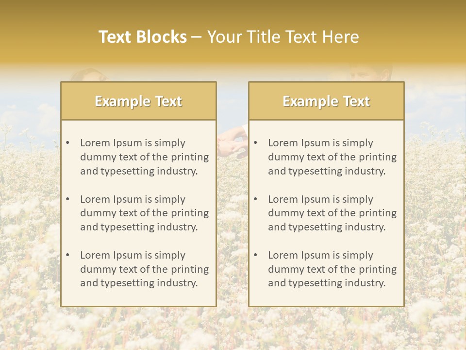 Playful Leisure Female PowerPoint Template