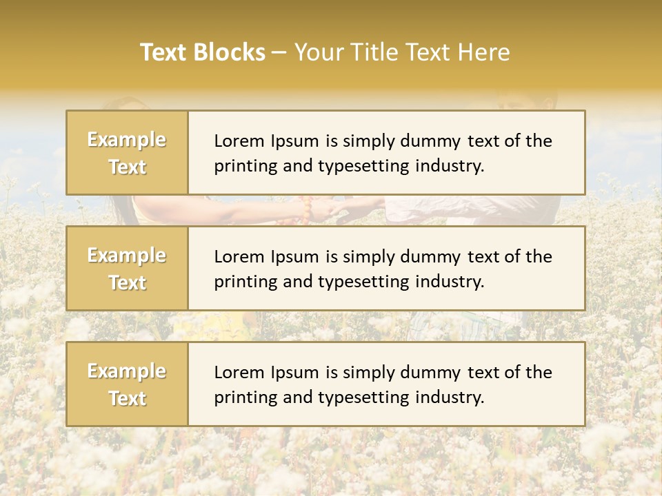 Playful Leisure Female PowerPoint Template