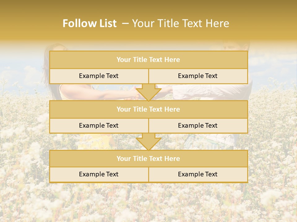 Playful Leisure Female PowerPoint Template