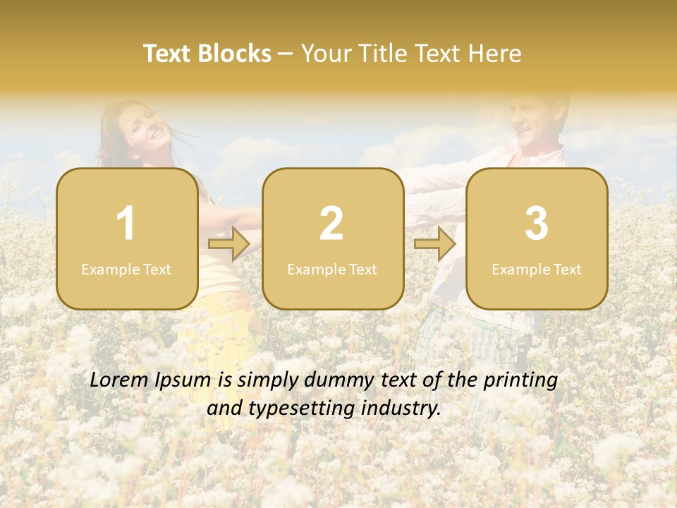 Playful Leisure Female PowerPoint Template