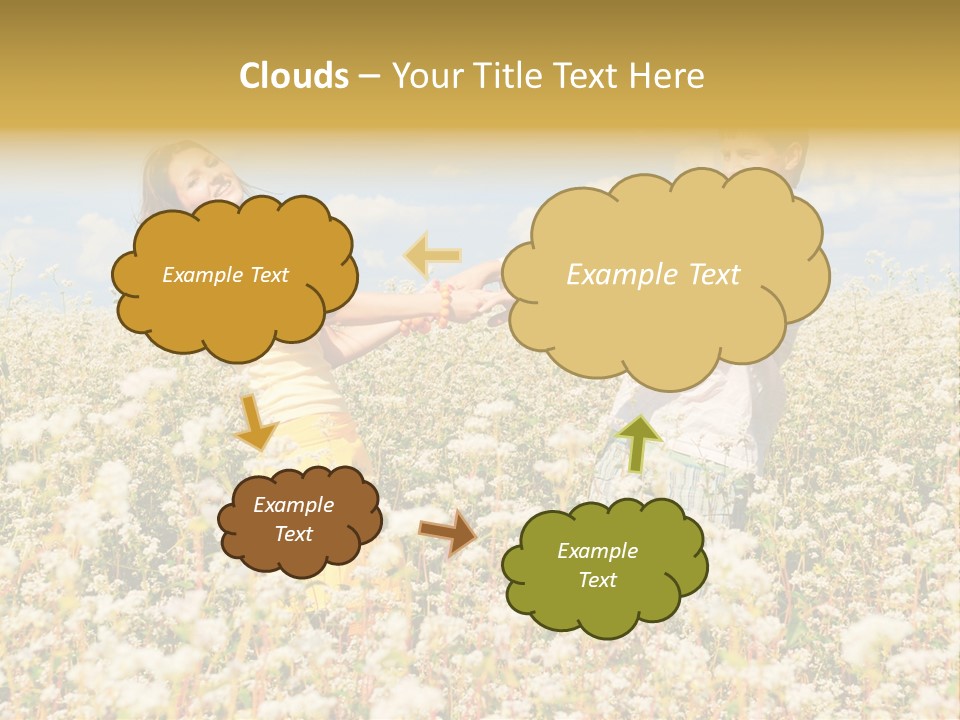 Playful Leisure Female PowerPoint Template