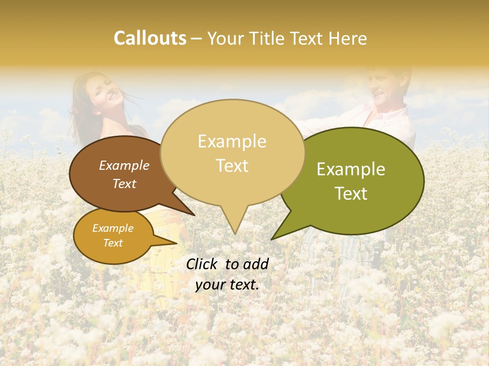 Playful Leisure Female PowerPoint Template