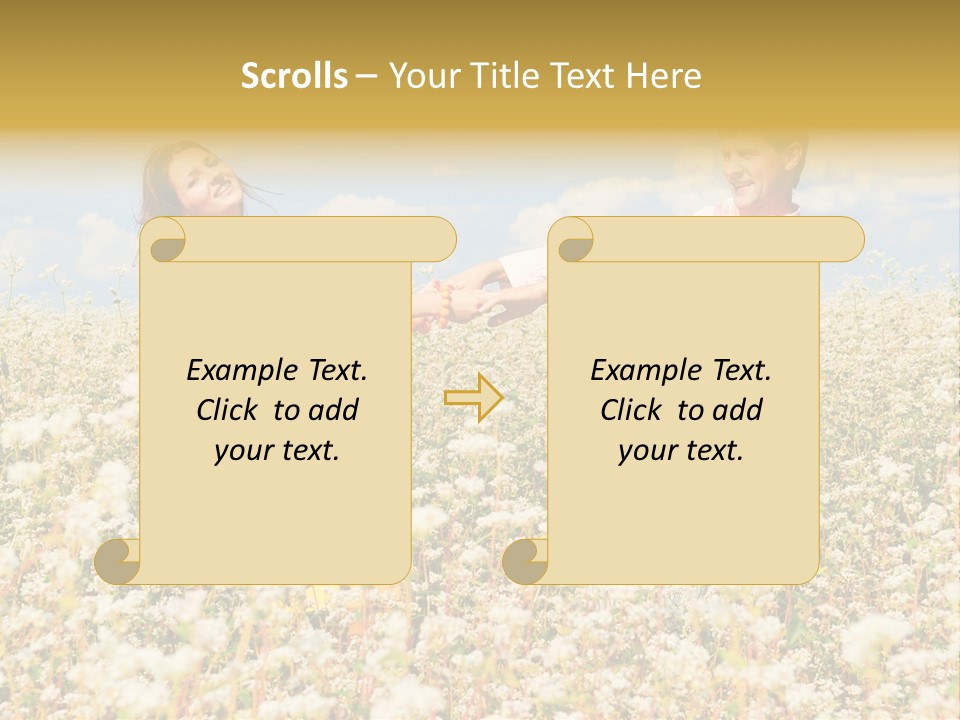 Playful Leisure Female PowerPoint Template