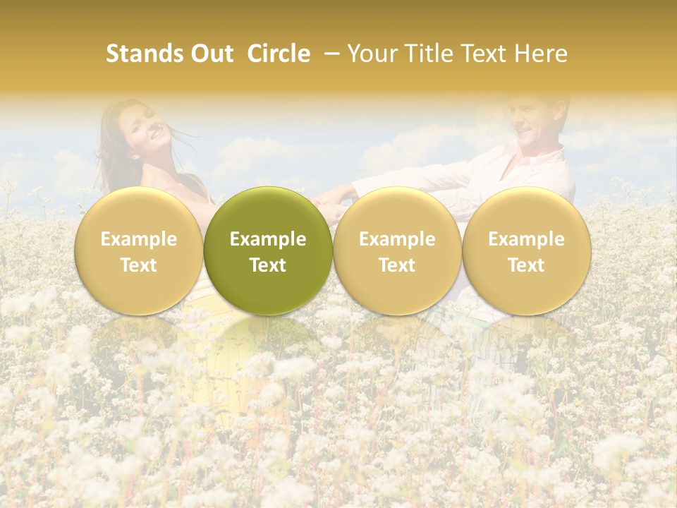 Playful Leisure Female PowerPoint Template