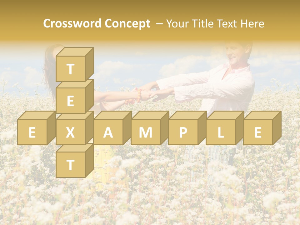 Playful Leisure Female PowerPoint Template