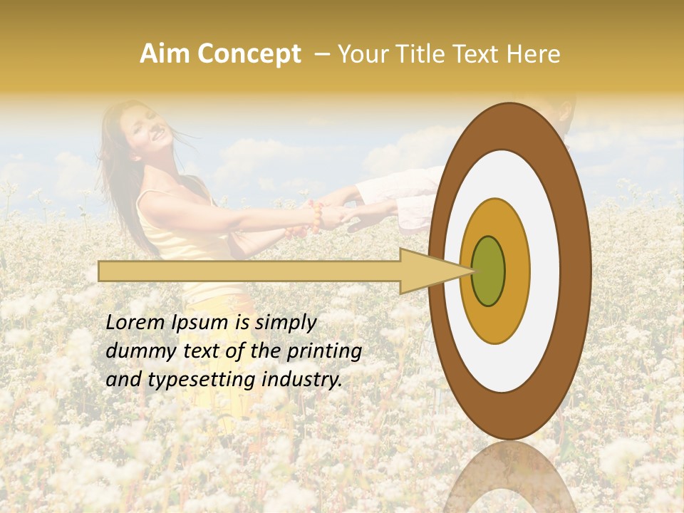 Playful Leisure Female PowerPoint Template