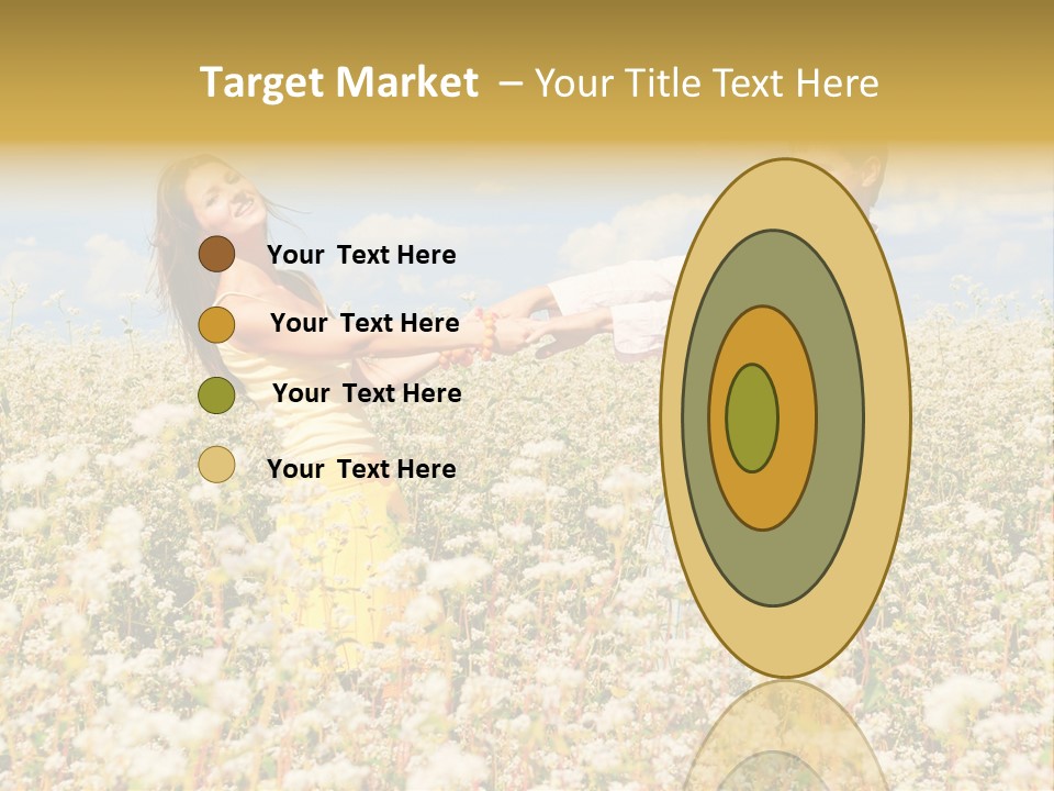 Playful Leisure Female PowerPoint Template