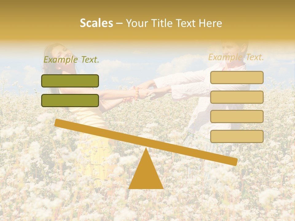 Playful Leisure Female PowerPoint Template