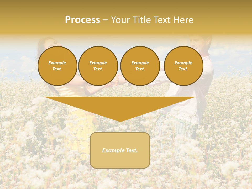 Playful Leisure Female PowerPoint Template