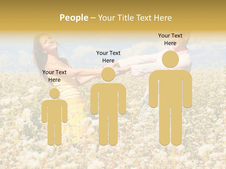 Playful Leisure Female PowerPoint Template