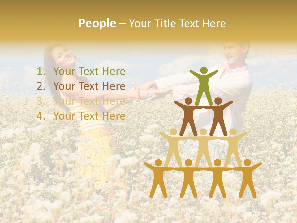 Playful Leisure Female PowerPoint Template