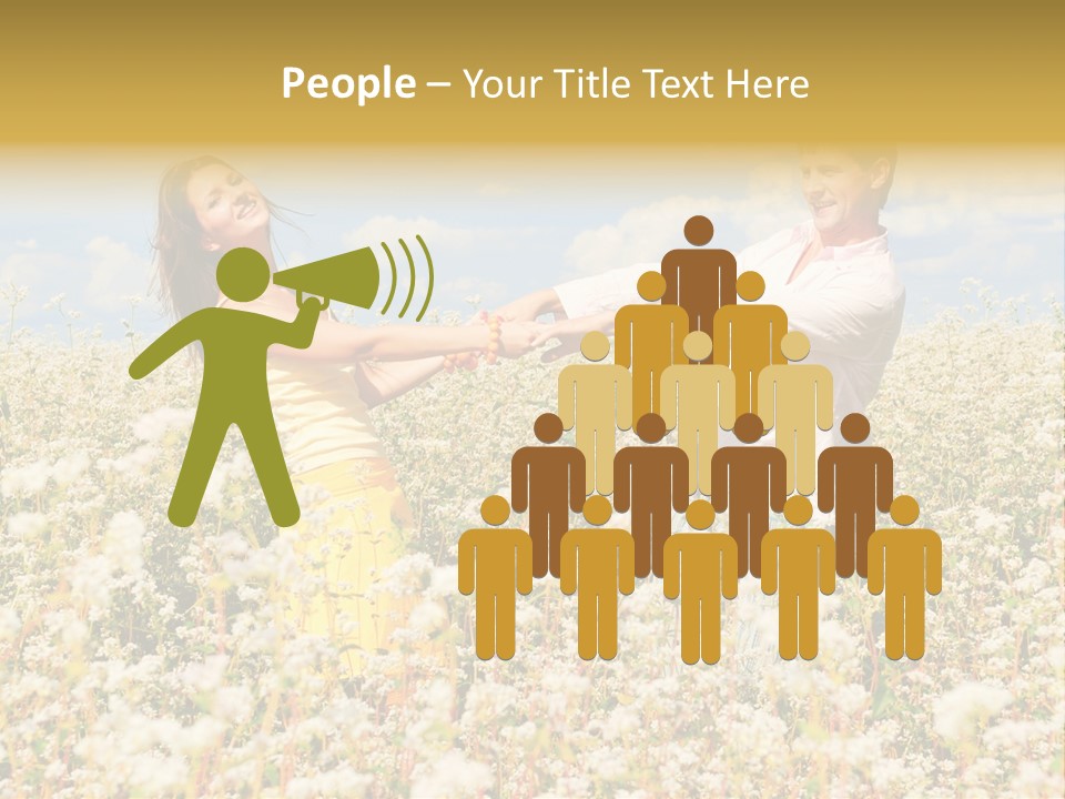 Playful Leisure Female PowerPoint Template