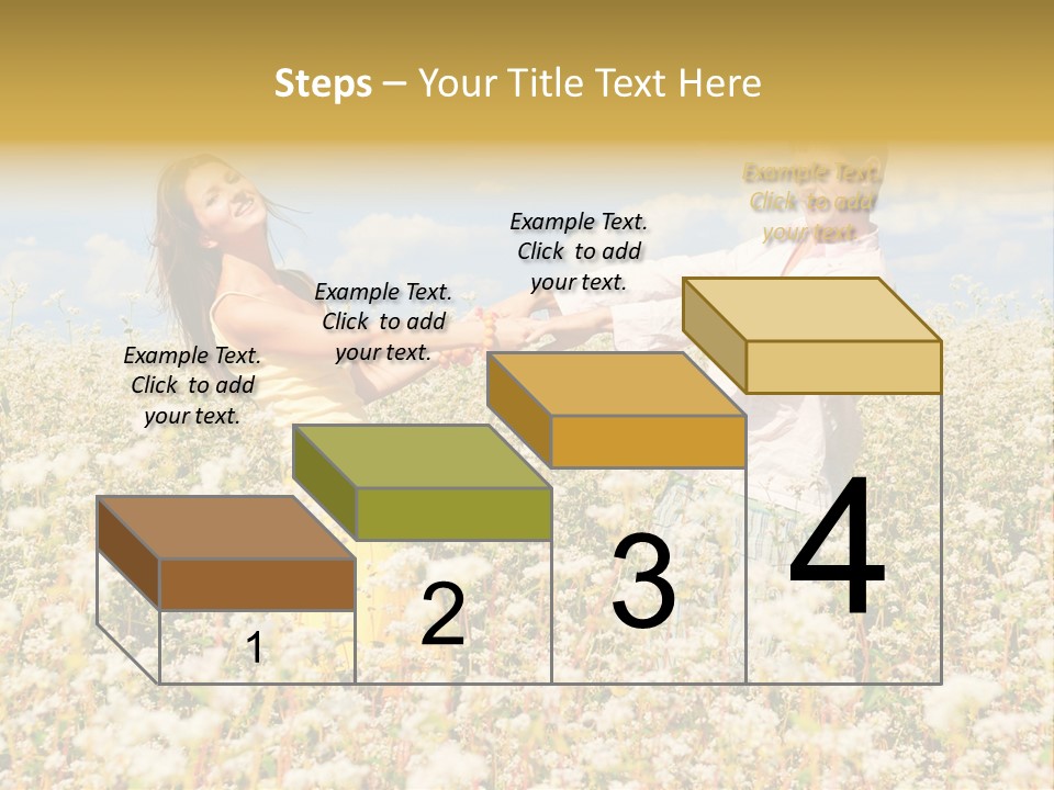 Playful Leisure Female PowerPoint Template