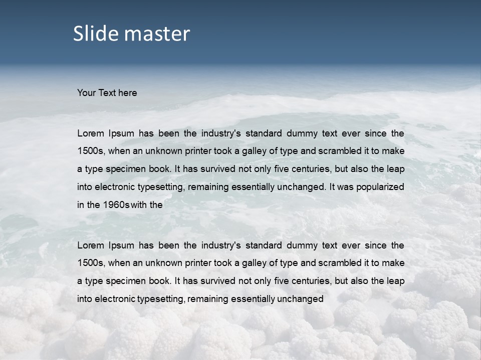 Dead Sea PowerPoint Template
