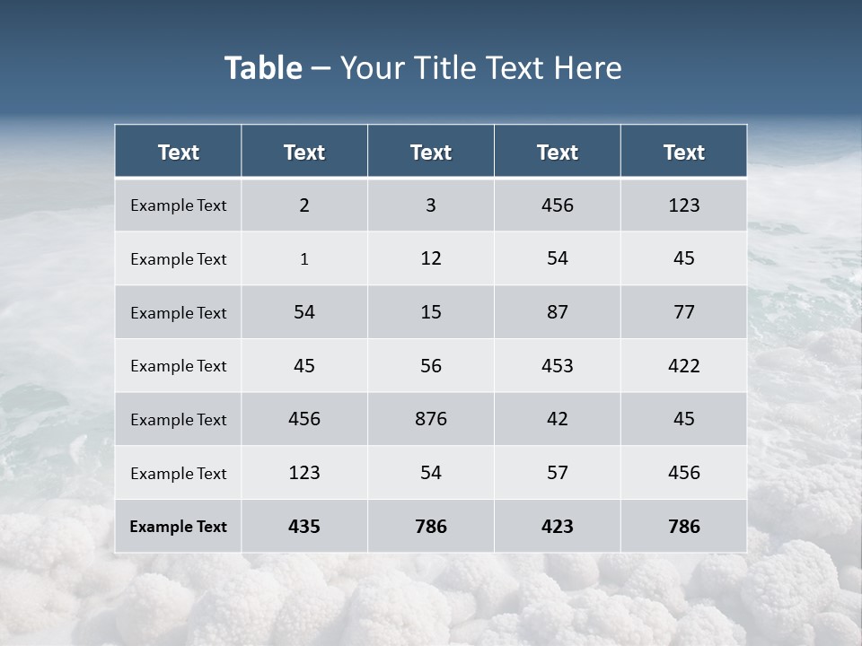 Dead Sea PowerPoint Template