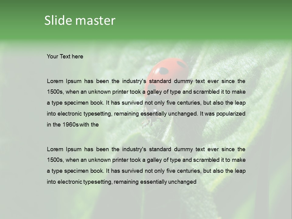 Environment Season Clean PowerPoint Template