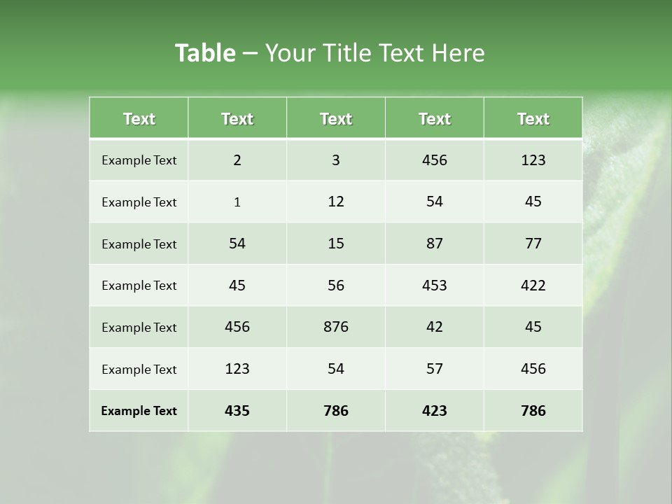 Environment Season Clean PowerPoint Template