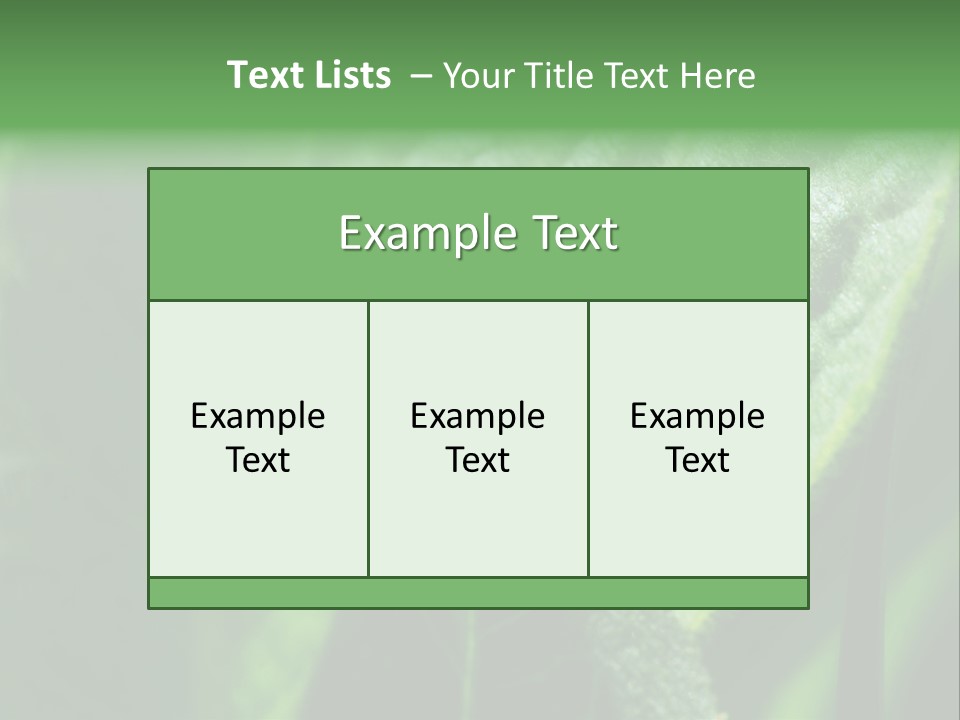 Environment Season Clean PowerPoint Template