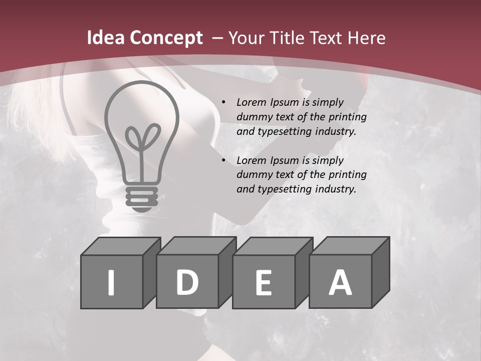 Boxer Women PowerPoint Template