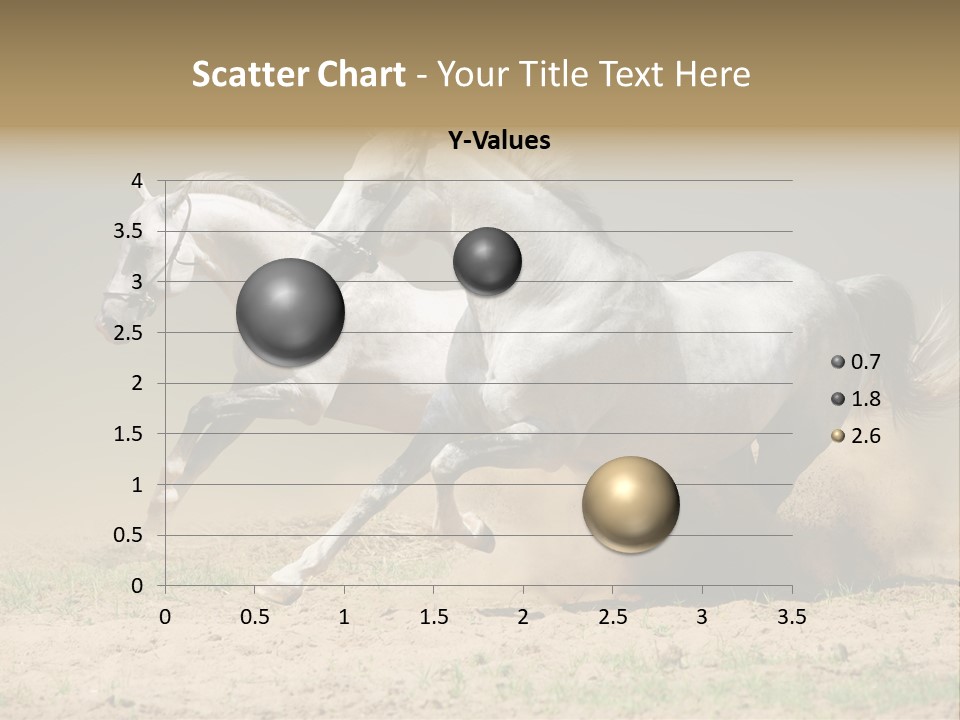 White Horses PowerPoint Template