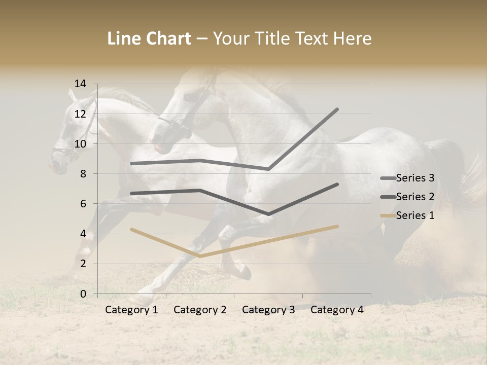 White Horses PowerPoint Template