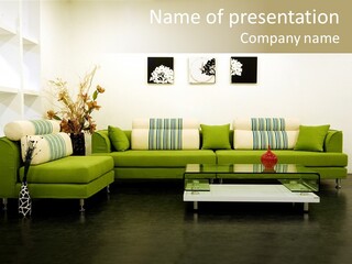 Sofa Interior Design PowerPoint Template