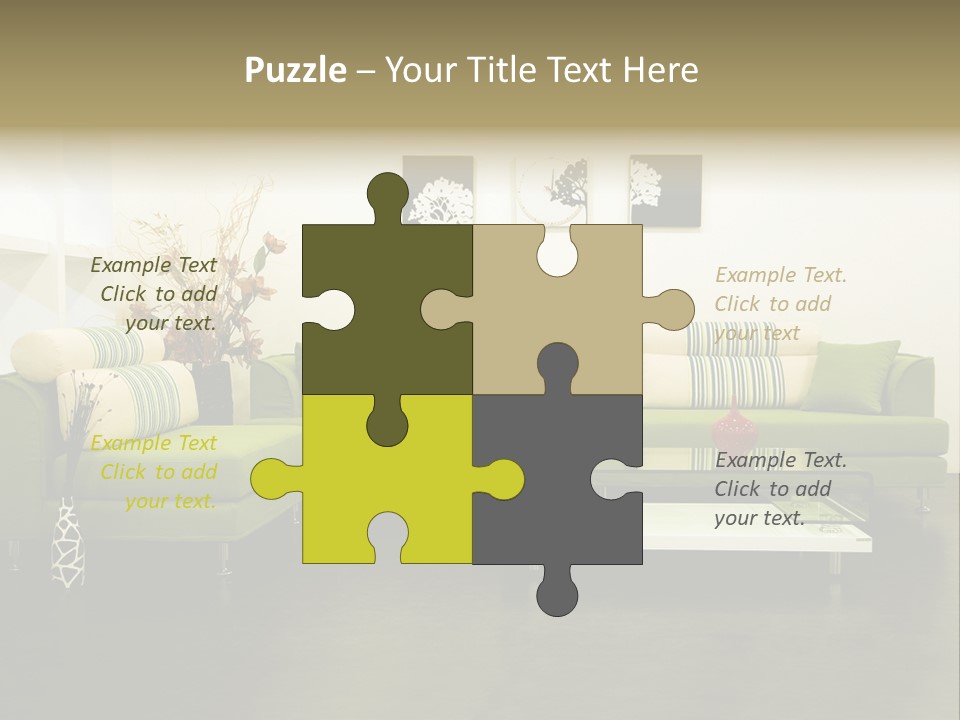 Sofa Interior Design PowerPoint Template