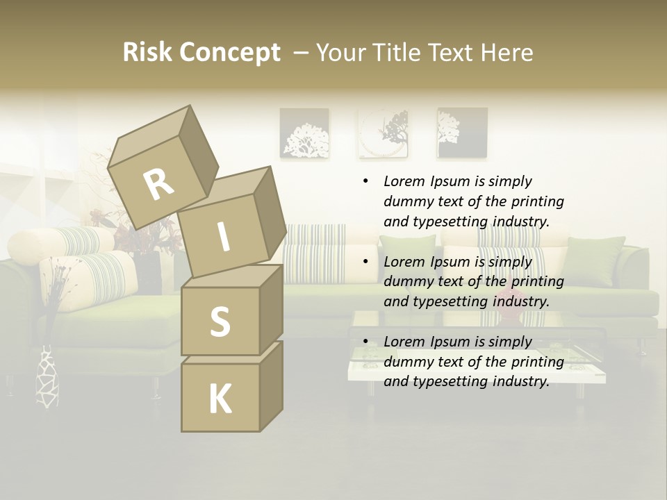 Sofa Interior Design PowerPoint Template