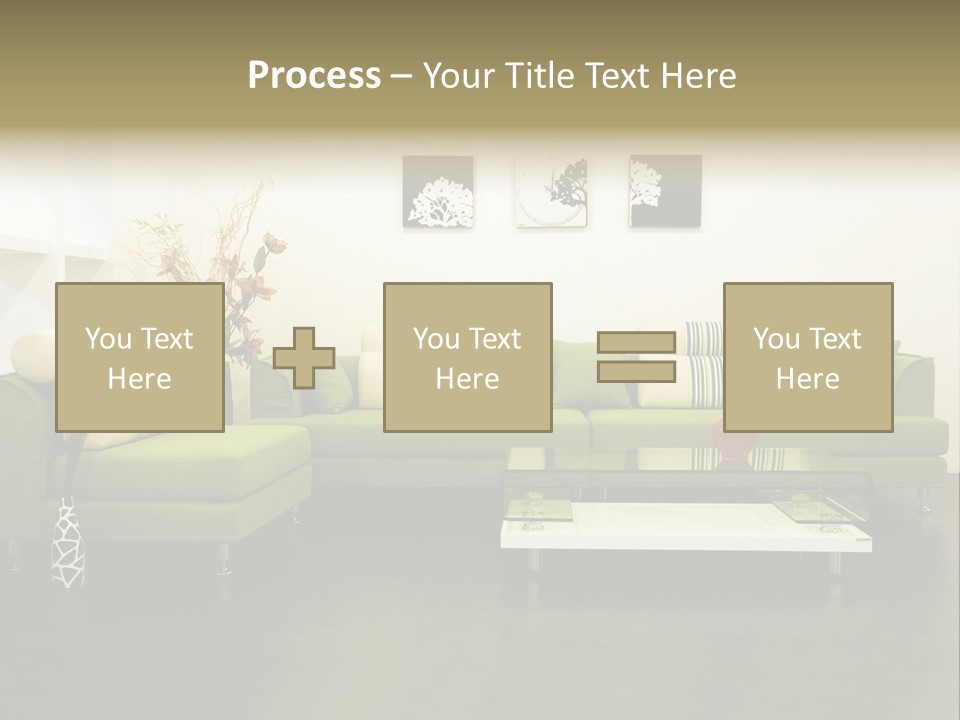 Sofa Interior Design PowerPoint Template
