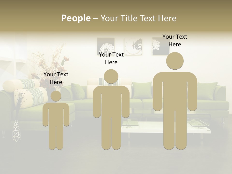 Sofa Interior Design PowerPoint Template