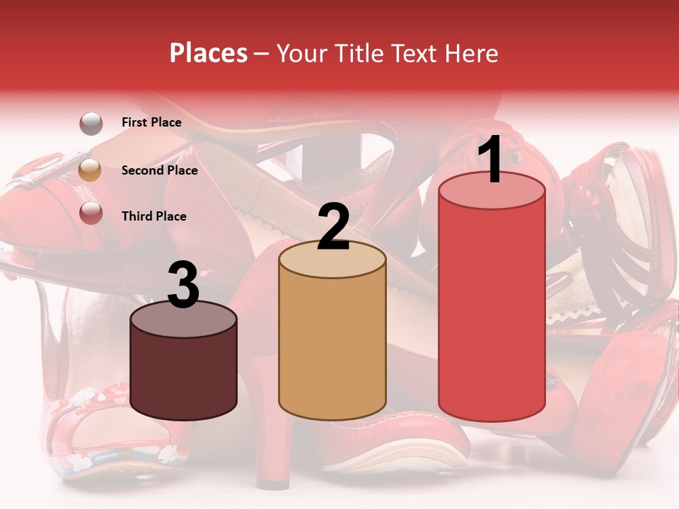 Piled Shoes PowerPoint Template