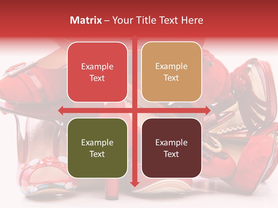 Piled Shoes PowerPoint Template