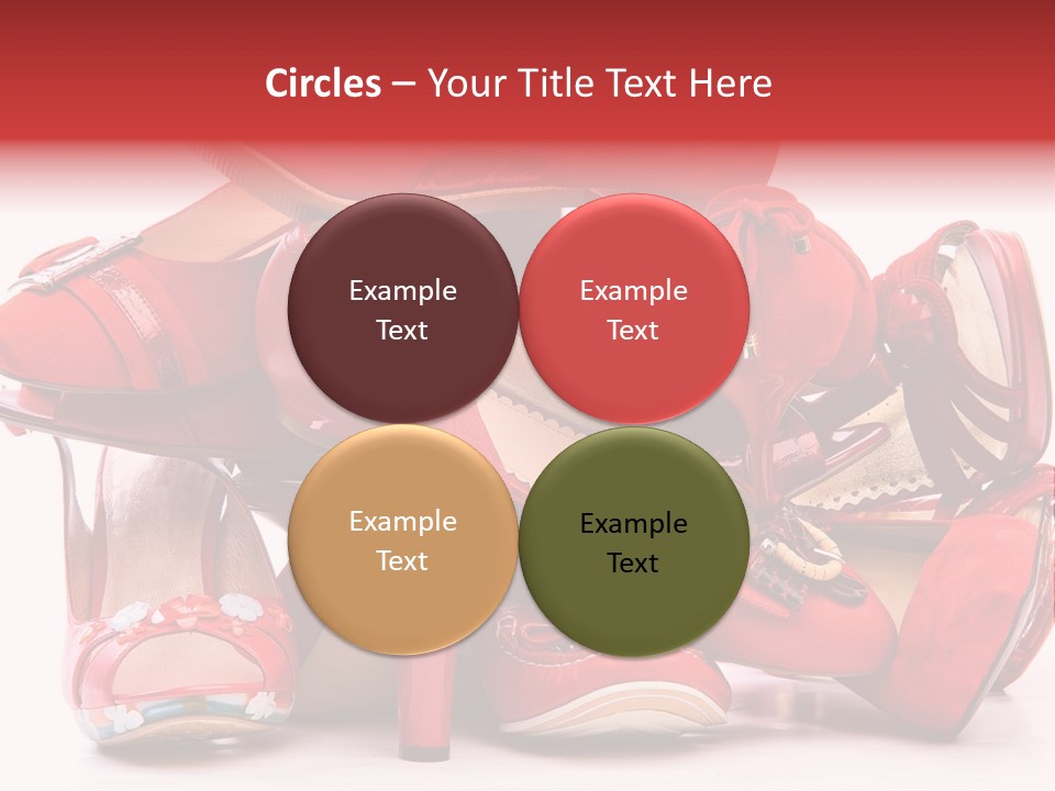Piled Shoes PowerPoint Template