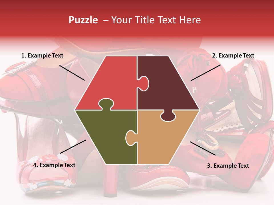 Piled Shoes PowerPoint Template