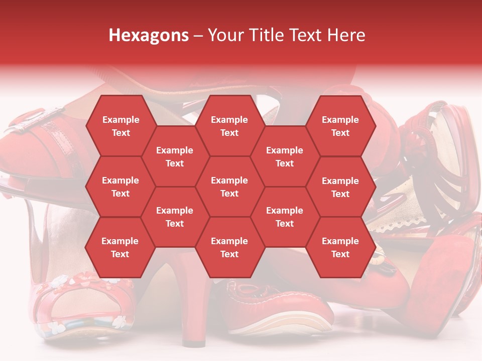 Piled Shoes PowerPoint Template