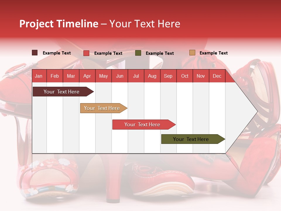 Piled Shoes PowerPoint Template