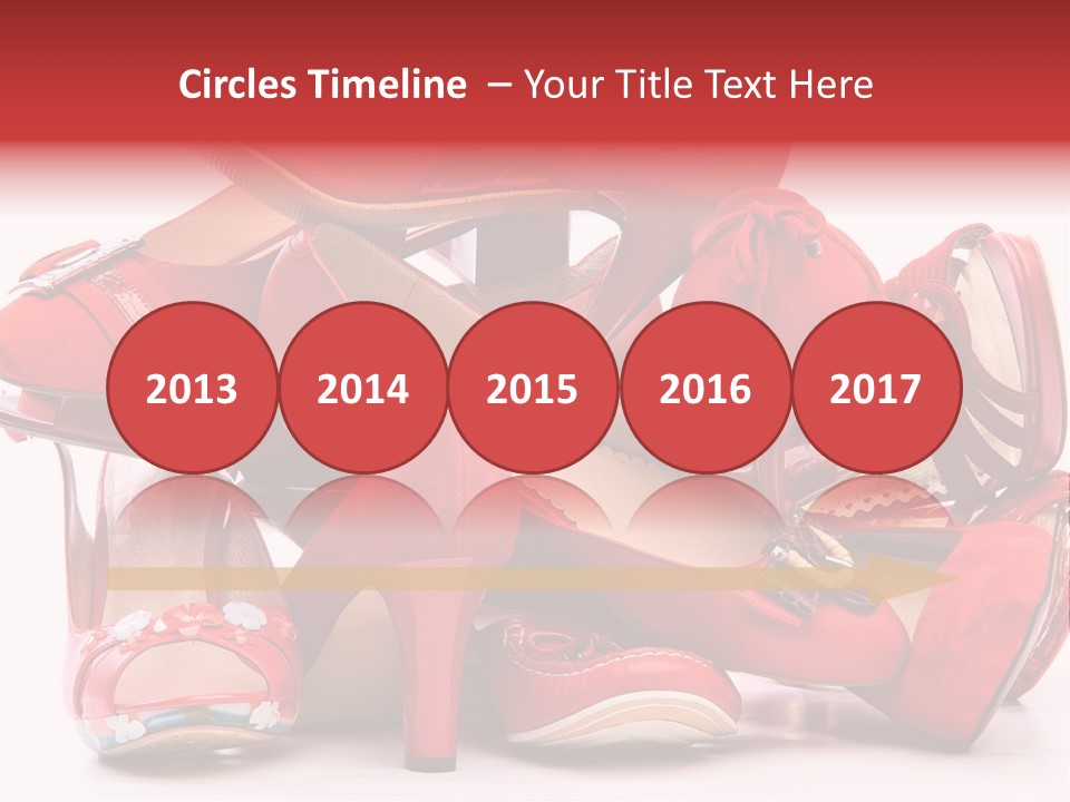 Piled Shoes PowerPoint Template