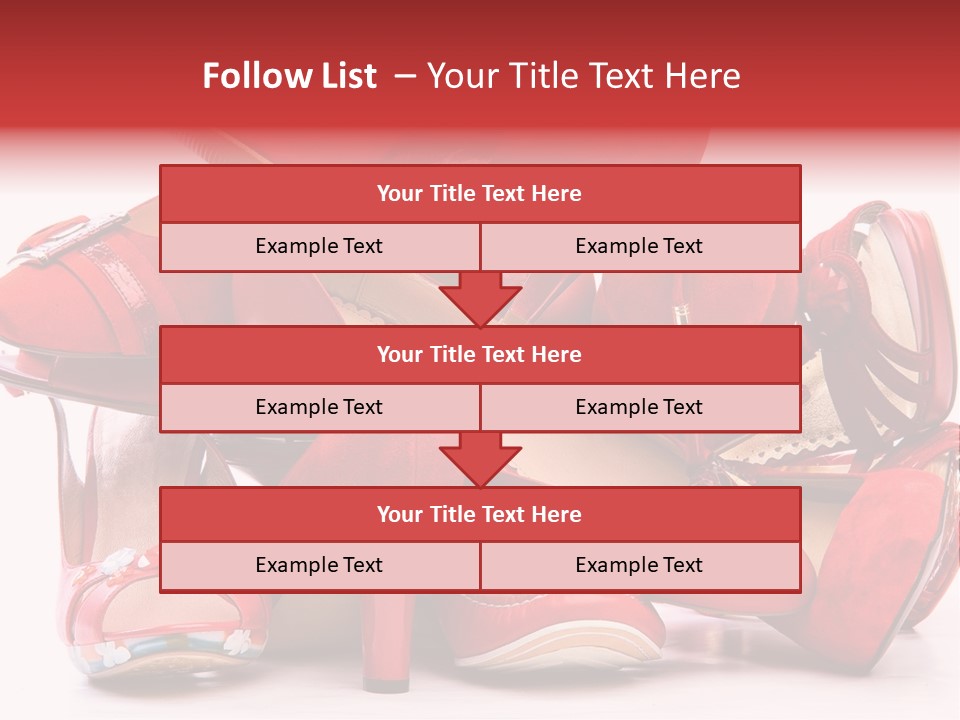 Piled Shoes PowerPoint Template