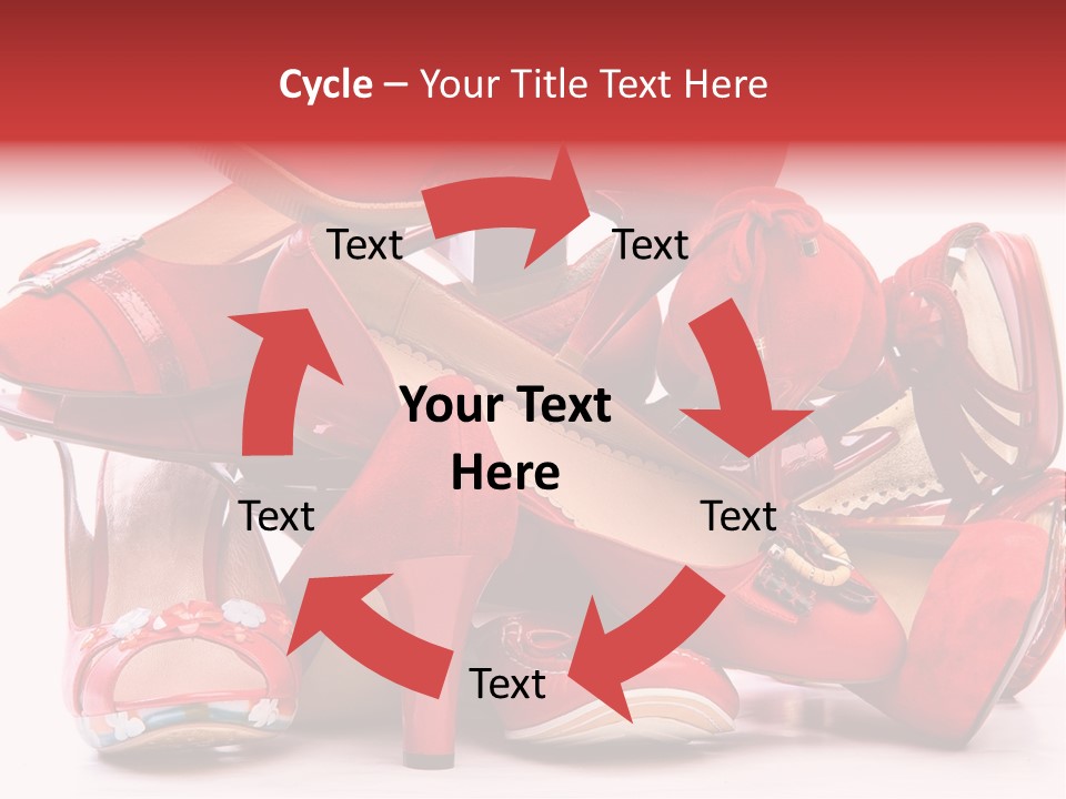 Piled Shoes PowerPoint Template