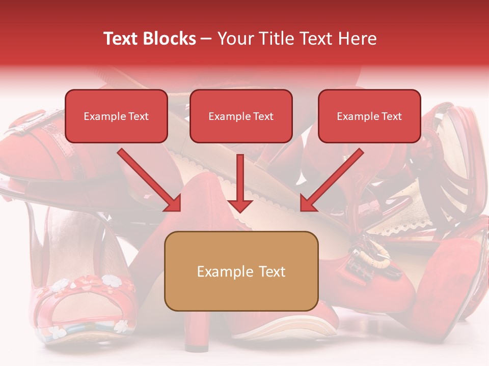 Piled Shoes PowerPoint Template