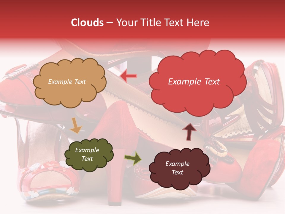 Piled Shoes PowerPoint Template