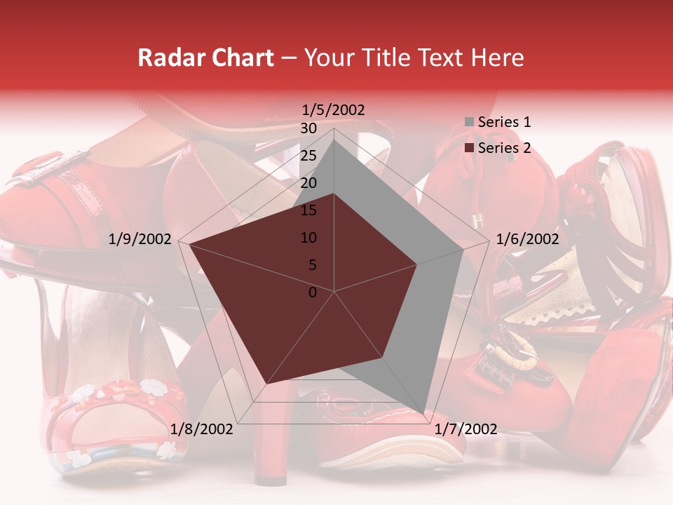 Piled Shoes PowerPoint Template