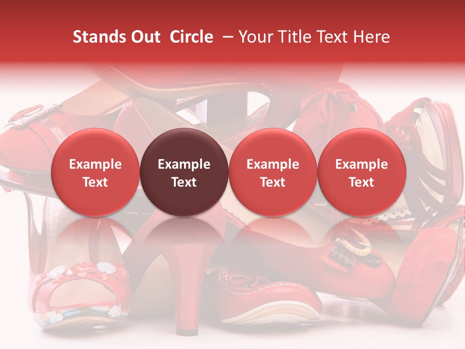 Piled Shoes PowerPoint Template