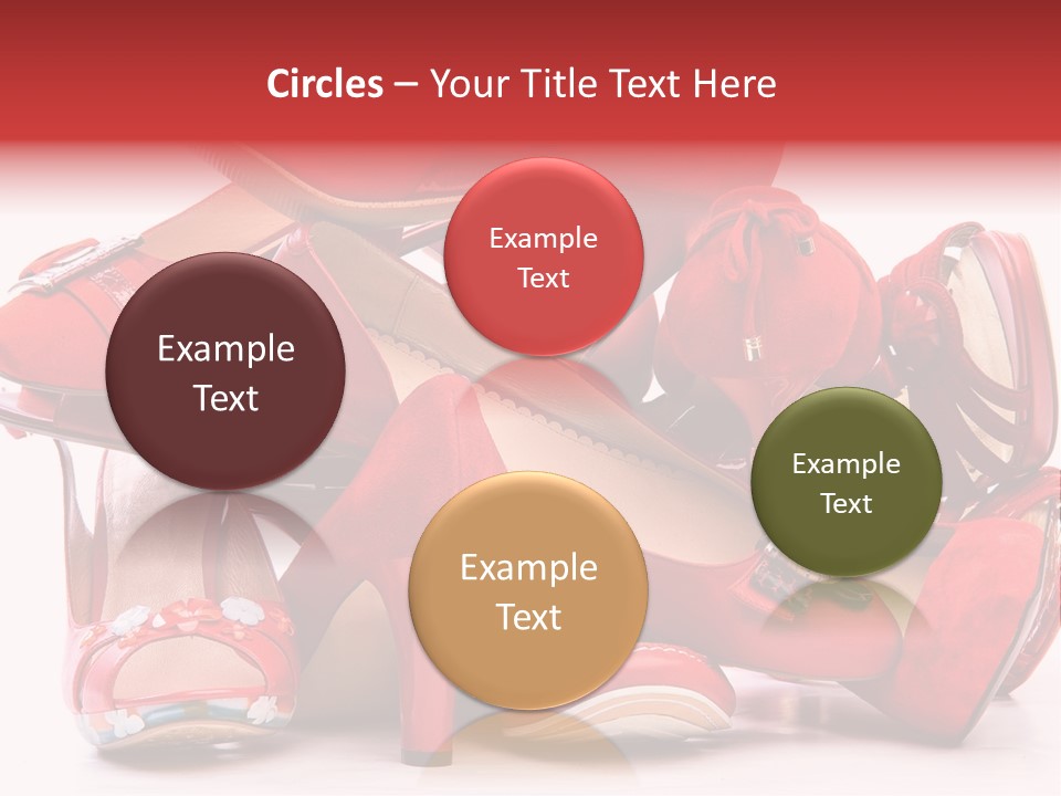 Piled Shoes PowerPoint Template