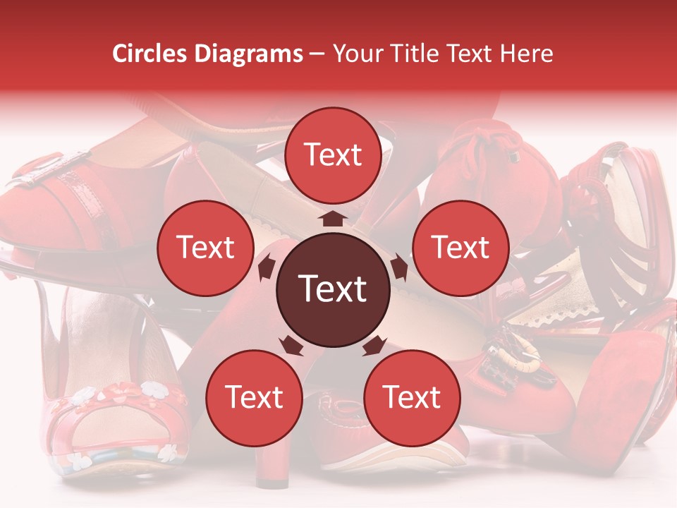 Piled Shoes PowerPoint Template