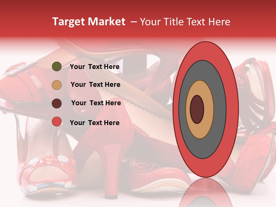 Piled Shoes PowerPoint Template