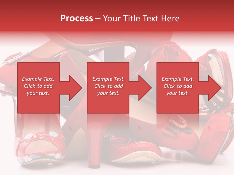 Piled Shoes PowerPoint Template