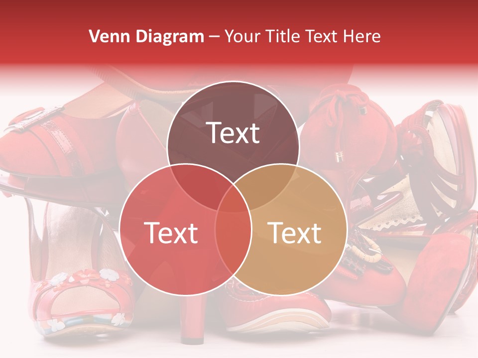 Piled Shoes PowerPoint Template