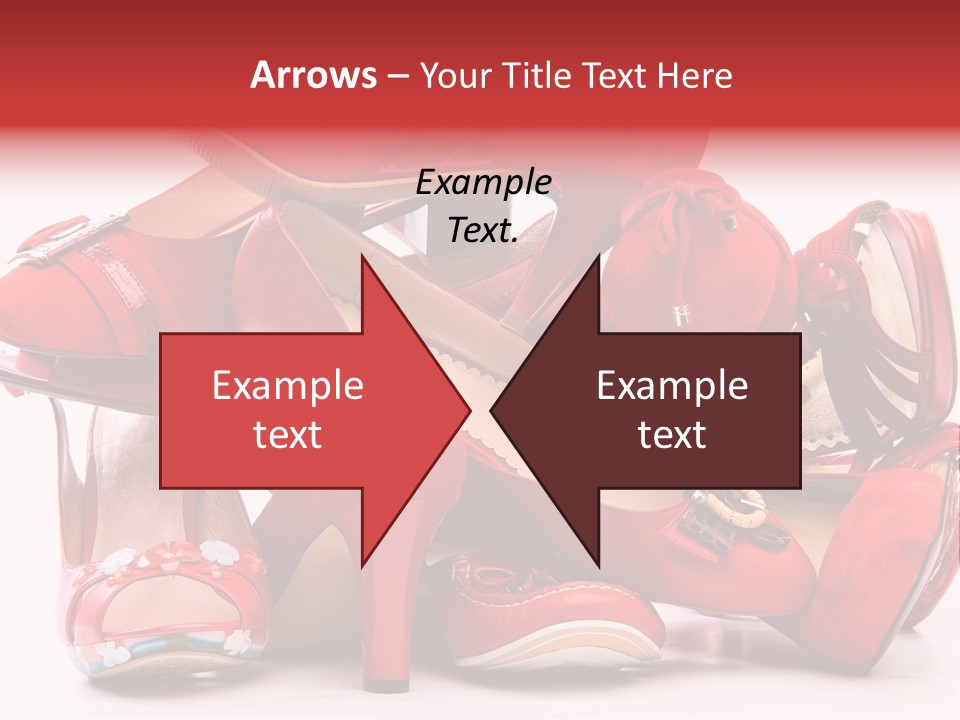 Piled Shoes PowerPoint Template